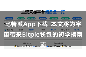 比特派App下载 本文将为宇宙带来Bitpie钱包的初学指南
