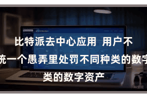 比特派去中心应用  用户不错在统一个愚弄里处罚不同种类的数字资产