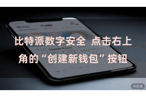 比特派数字安全  点击右上角的“创建新钱包”按钮